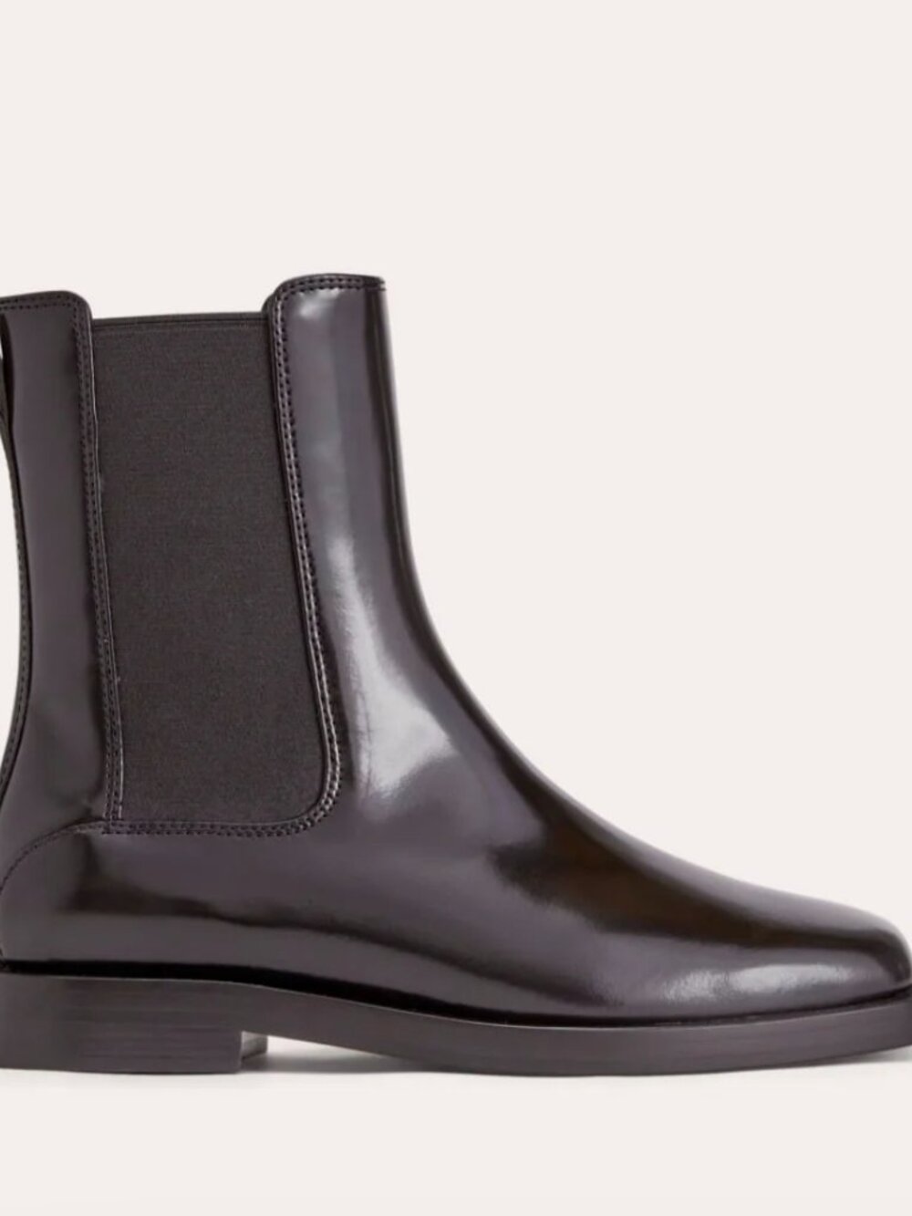 Everlane The Chelsea Boot Black Patent Leather Women's Size 8.5 NEW in BOX
